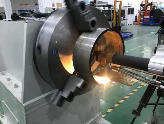 laser cladding machine with power feeder handheld cut metal exterior cladding equipment tool