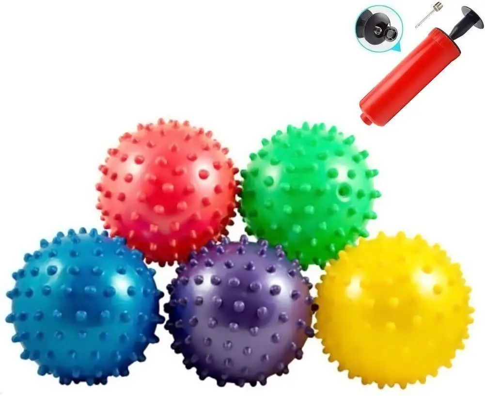 factory direct sale cheap promotional PVC inflatable ball massaging spiky ball bouncy toy ball