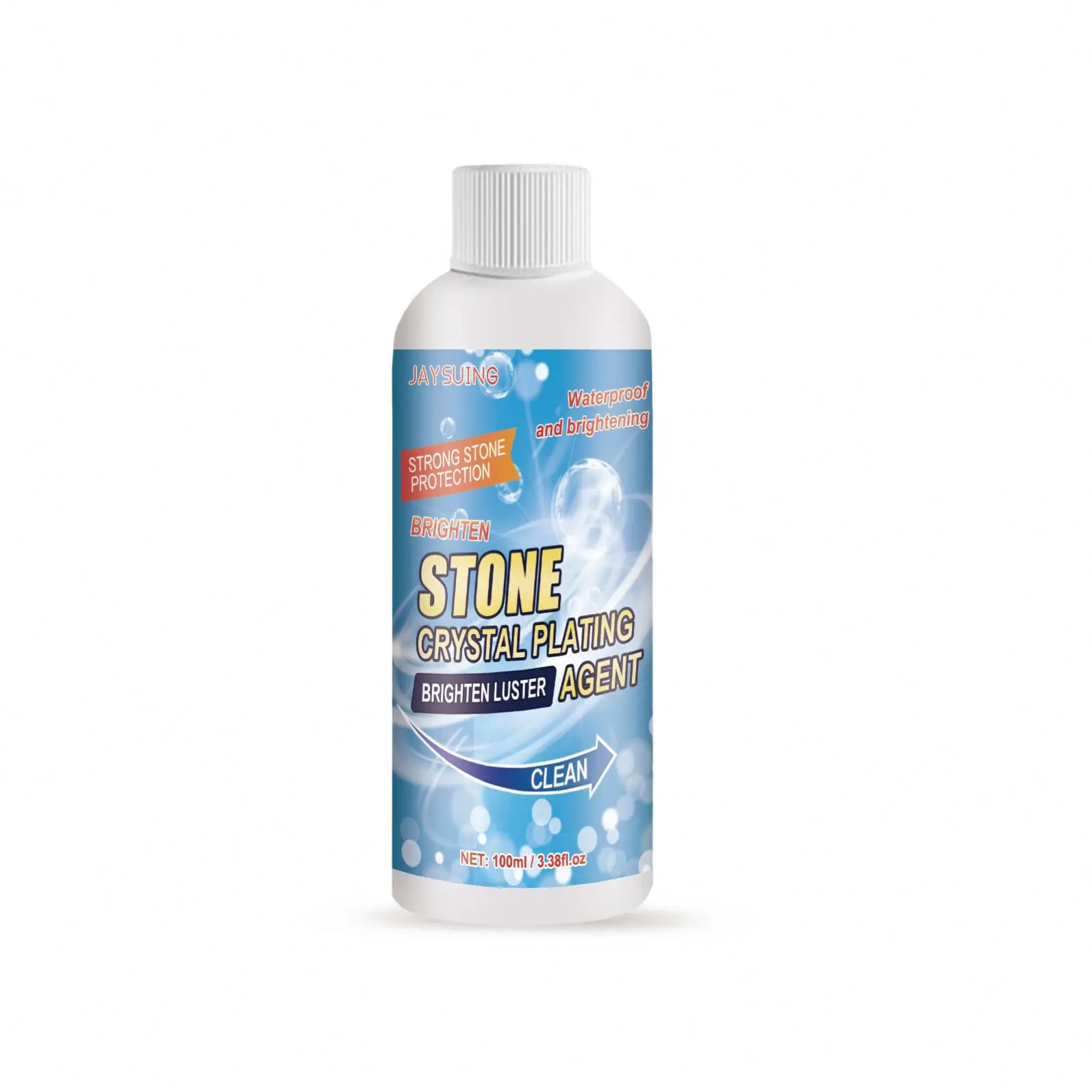 Jaysuing Wholesale OEM 100ML Crystal Plating Agent Kitchen Quartz Stone Tile Countertop Scratch Repairing Cleaning Brightener
