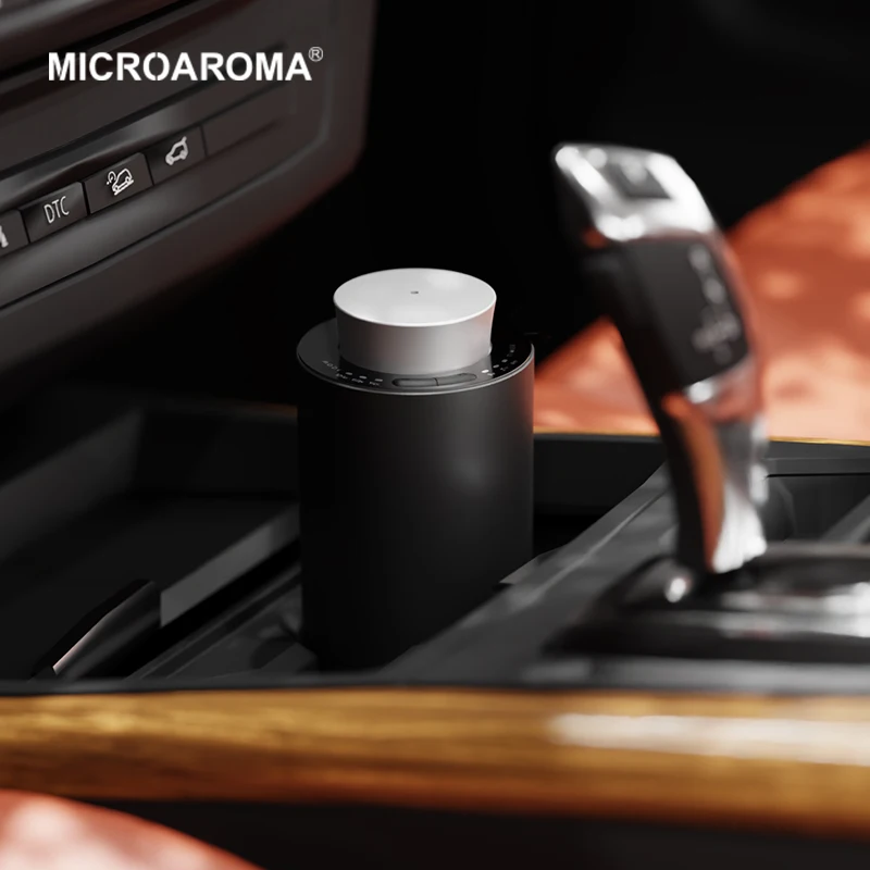 MICROAROMA Wireless Car Aromatherapy Oil Aroma Diffuser USB Scent Fragrance Air Freshener Machine