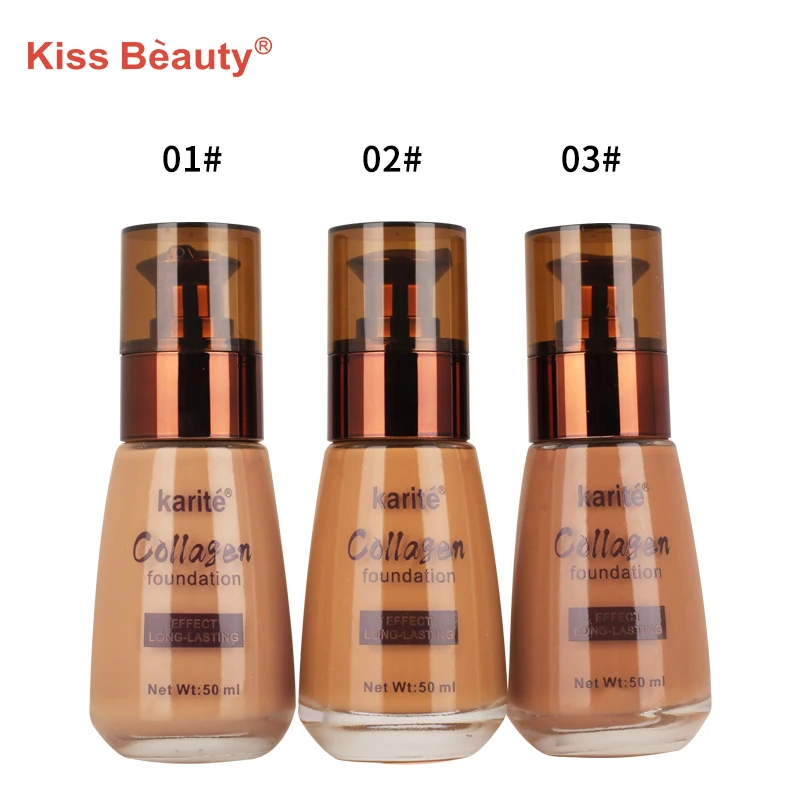 Black Skin Lasting Wearing Collagen Moisture Foundation BB Cream