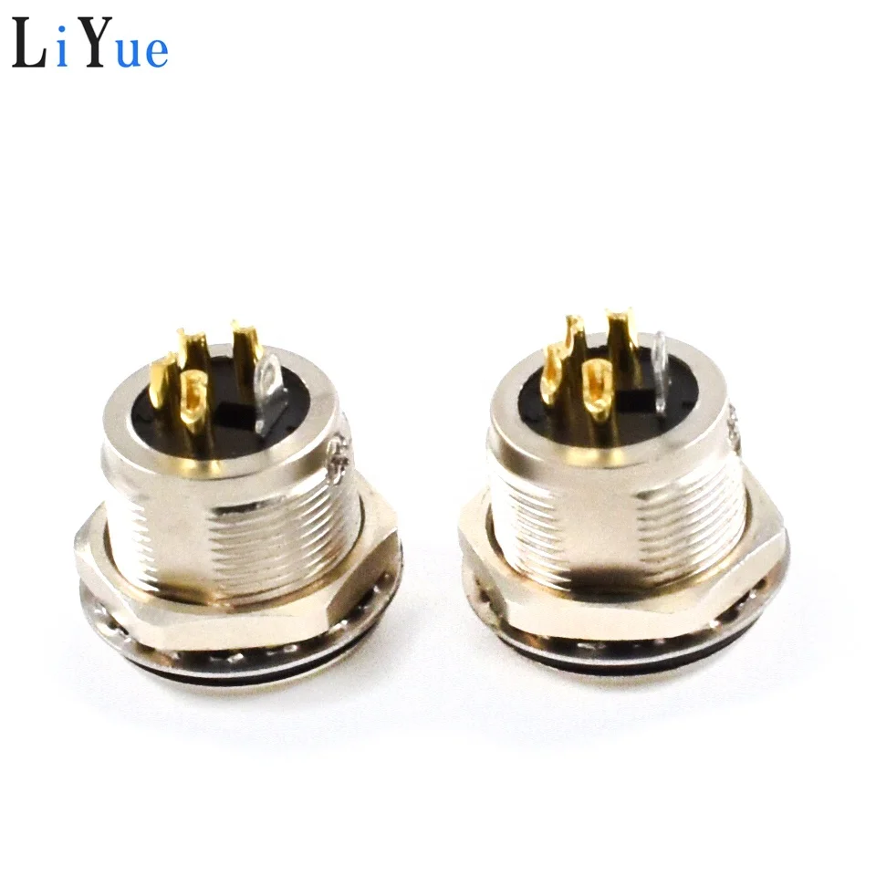 XLR 3pin 4 pin 5pin 7pin Штекерная панель с гайкой