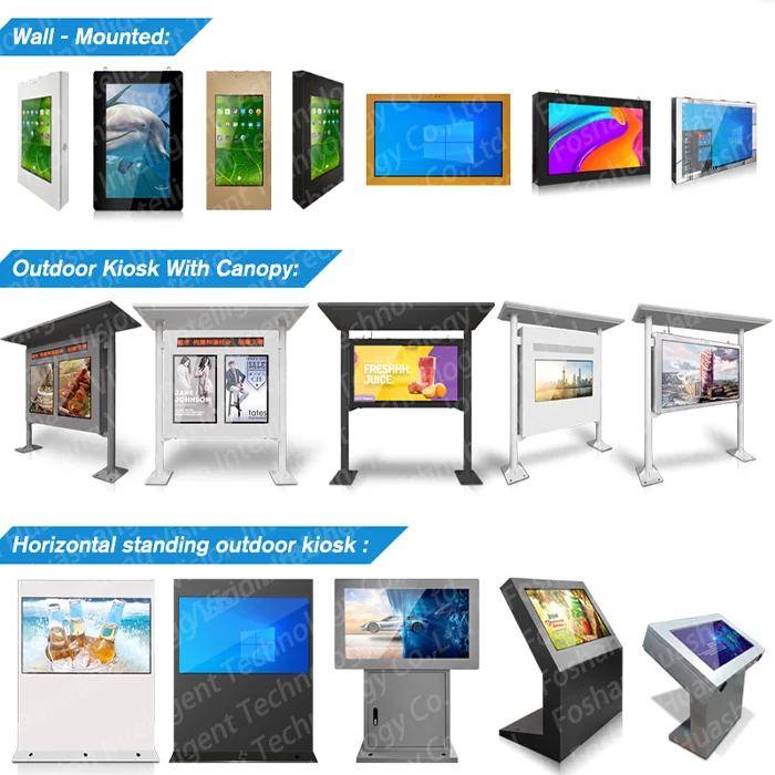 Floor Stand Outdoor Capacitive Digital Dispalyer High Bright Gas Station Lcd Display Advertising Player
