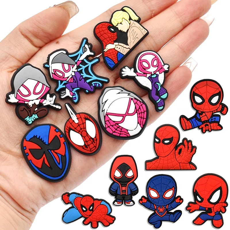 Американский фильм супергерой паук крокса обуви шармы для croc