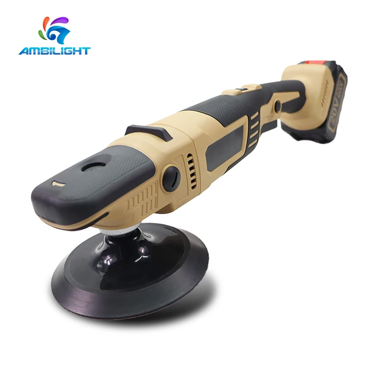 New Stock Arrival Wireless 480W 6Inch Rotary Buffer Polisher with Detachable Handle Lithium Battery for Car Boat Motorcycle wax