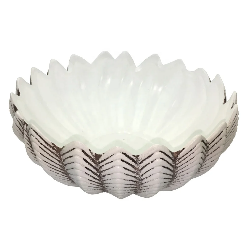 Creative Home decoration Feather design ceramic planter pot flower vase