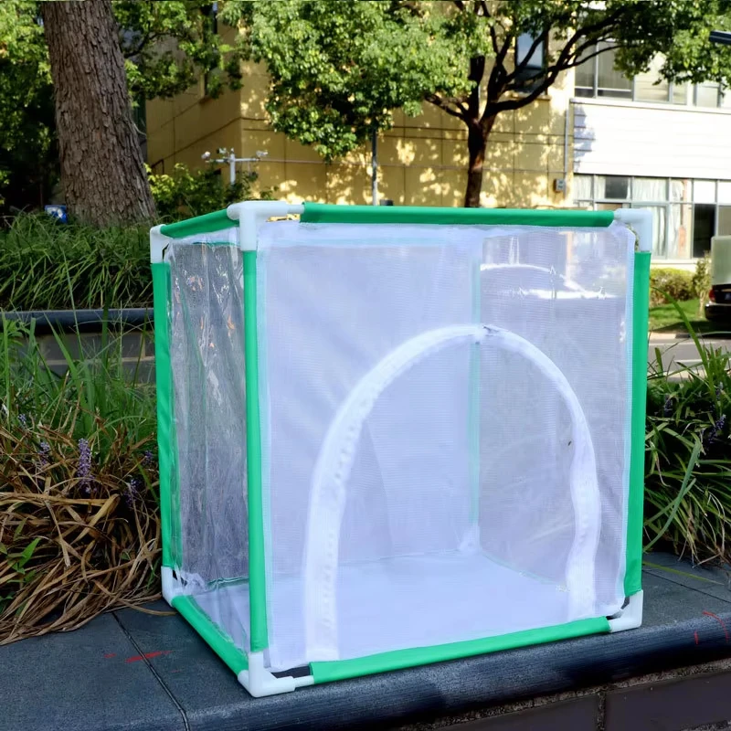 Joysing Insect Cage Collapsible Mosquito Net Cage Insect Net Cage Fiberglass Tube Frame