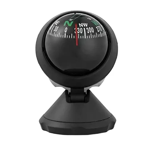 Multifunctional Universal Car Compass Pocket Mini Ball Dash Dashboard Car Mount Navigation Compass Camping Hiking Compass