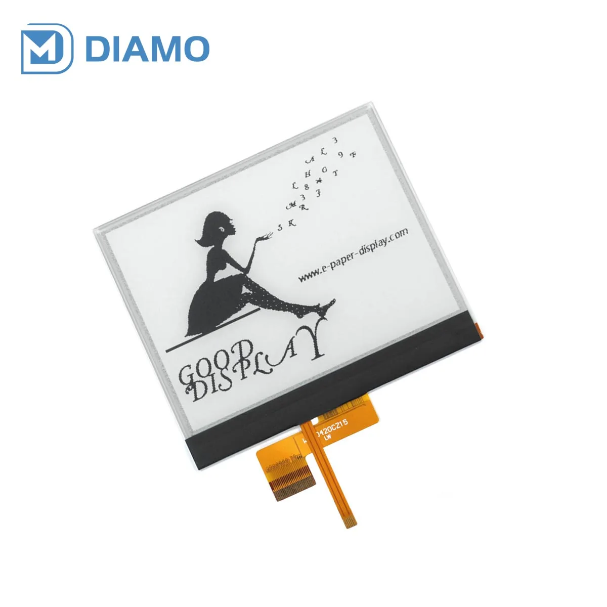 Frontlight 4.2 inch epaper display backlit 4 Grayscale, GDEW042T2-FL