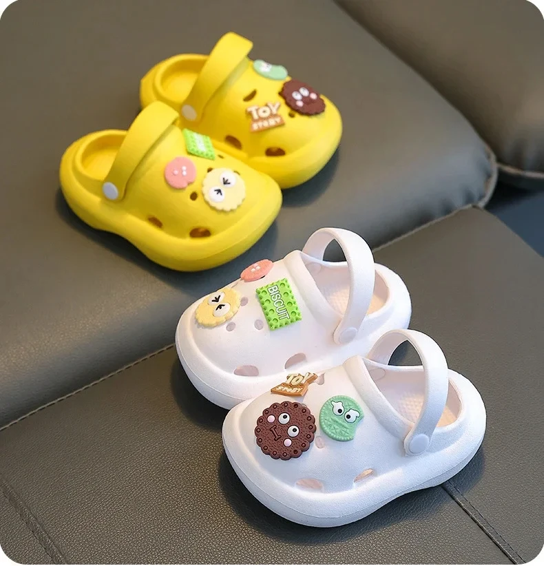 Children Girl Boy Mules Clogs Kids Summer Crock Candy Garden Beach Slippers Cave Hole Baby Shoes for Girls Boys