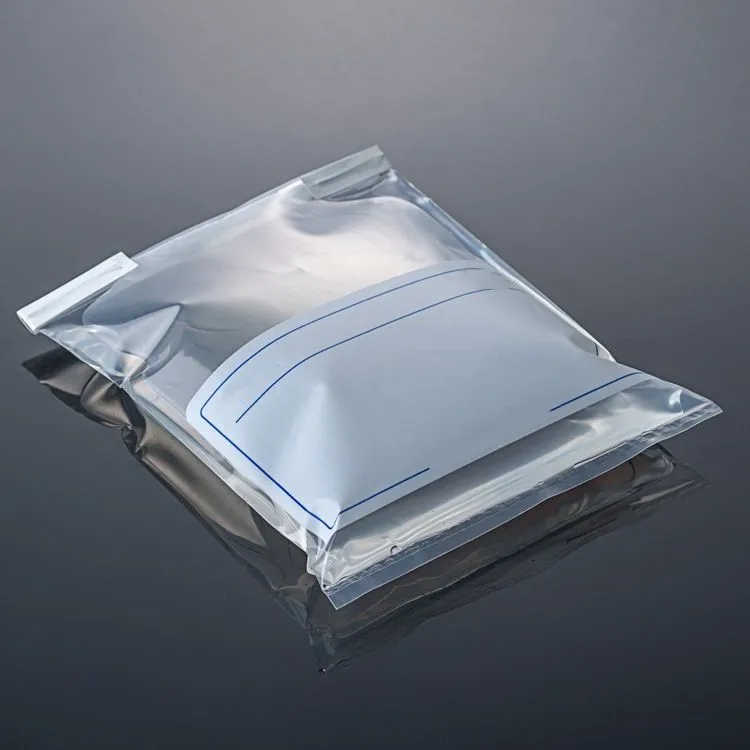 Lab Use Transparent Sampling Bags Sterile Iron Wired Bags Whirl_pak Stand Up Bags