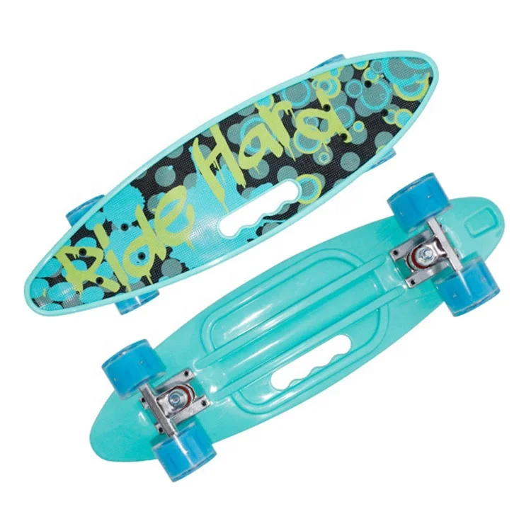 Professional all terrain 4 wheel cruiser skateboard great gift for kids  high quality skateboard