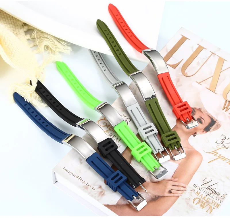 Emergency Bracelet Wristband Awareness Allergy First Aid Stainless Steel Jewelry