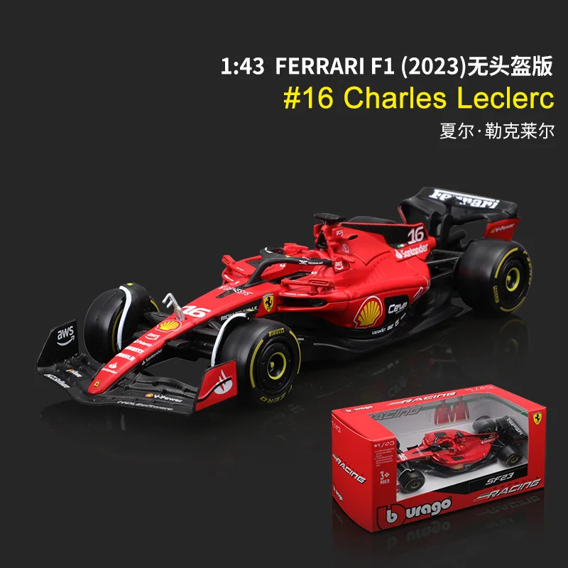 New Bburago 1/43 RB19 (2023) #1 #11 Red Bull Formula F1 Scale Alloy collection Diecast Metal Model Toy Cars