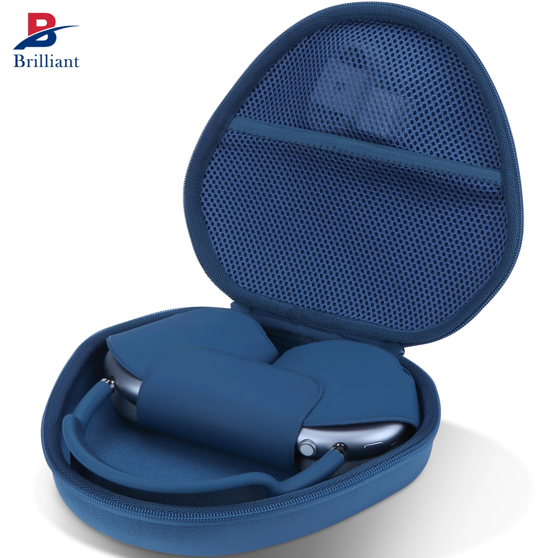 Brilliant Customized Travel Hard Eva Headphone Case For Apple AirPods Max Protective Waterproof Wireless Headphones Case