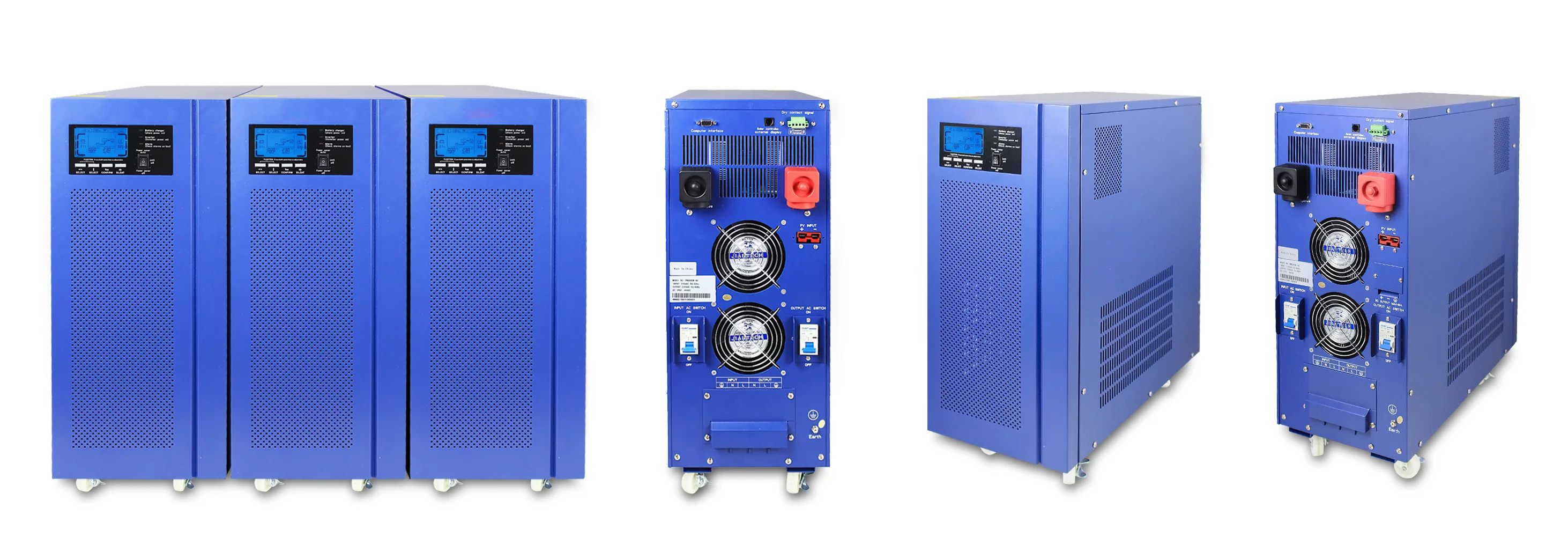 high quality 12KW low frequency single phase hybrid power inverter