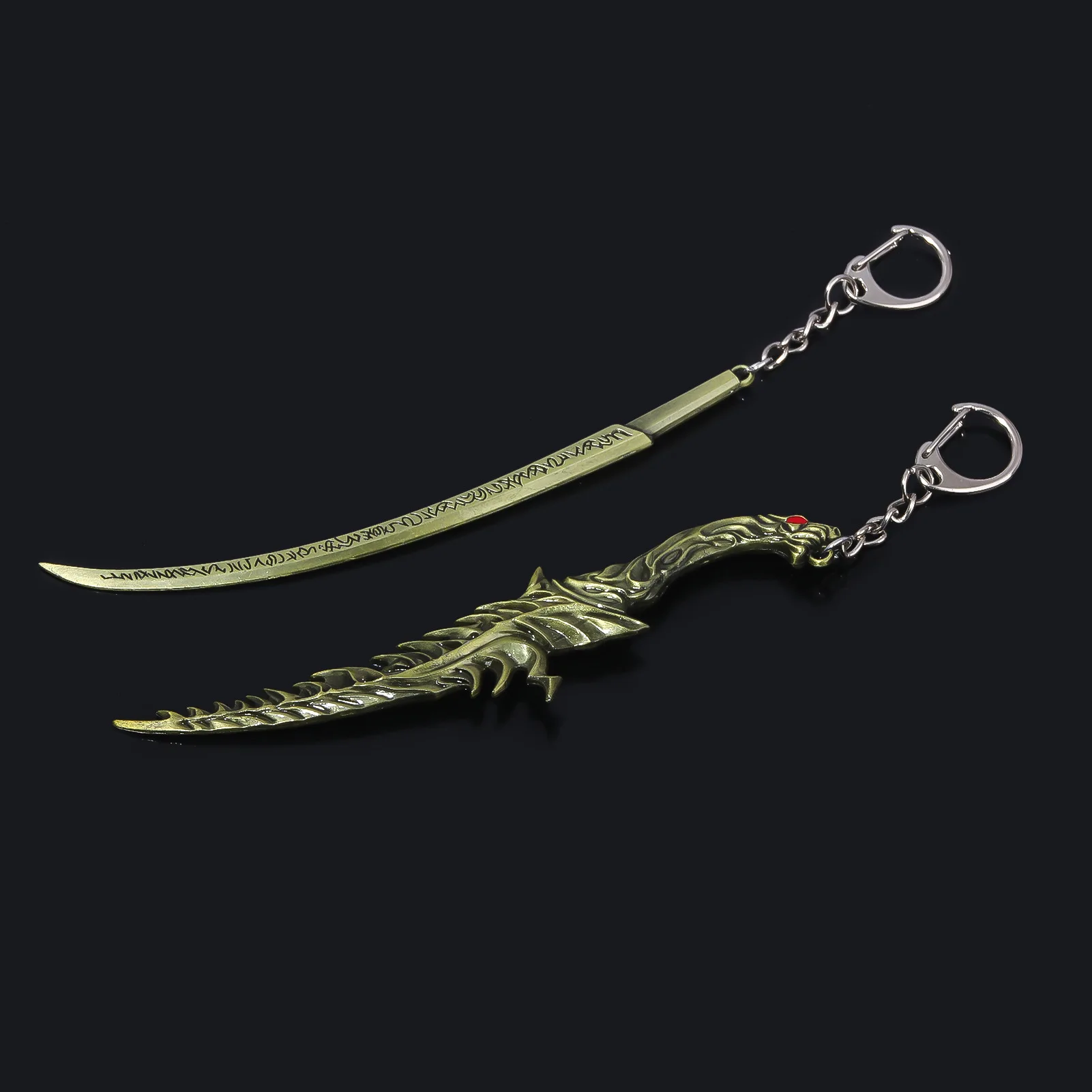 New Style Game Peripheral Dark Moon Greatsword Elden Ring Metal Weapon Sword Keychain
