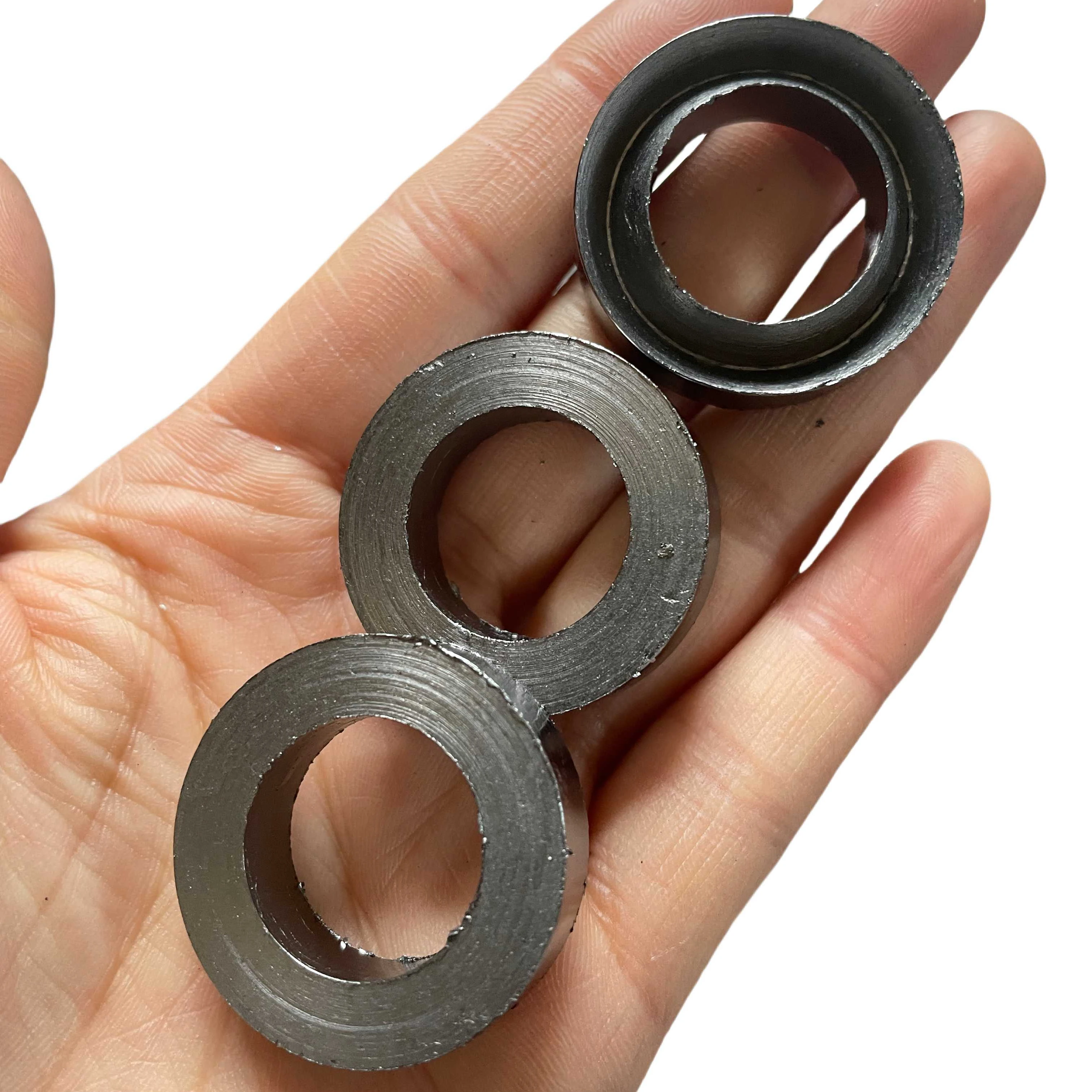 Expanded flexible graphite gasket ring v ring w ring with metal wire high temperature pressure seal gasket
