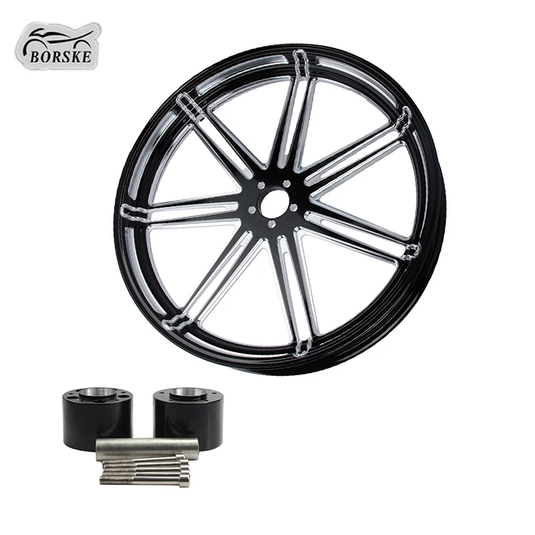 Передний обод колеса 23x3 5 wDual дисковая втулка подходит для Harley Touring Road King Ultra CVO Limited Street Glide FLTRFLHTFLHRFLHX