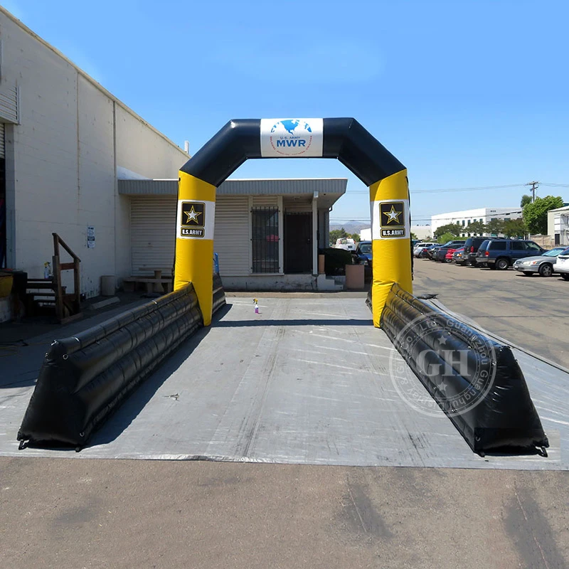 Advertising Inflatable Arch With Finish Line inflatable arch Inflatable Chute Arch