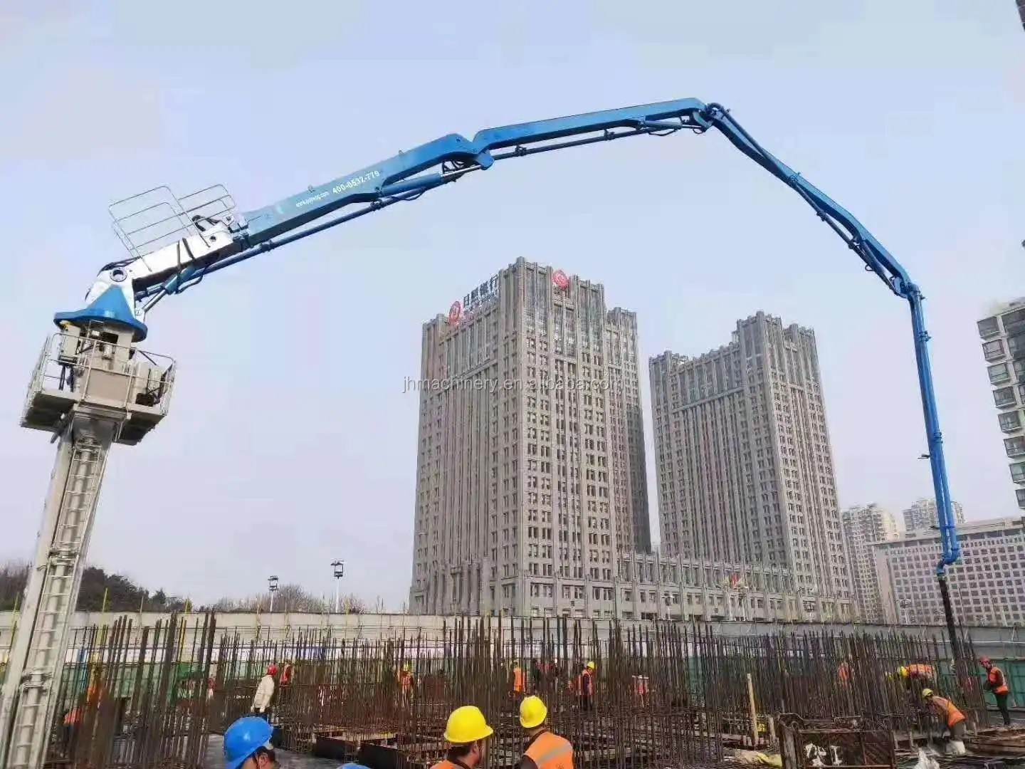 
Construction machinery self-climbing 32m 33m concrete placing boom concrete distributor for sale 