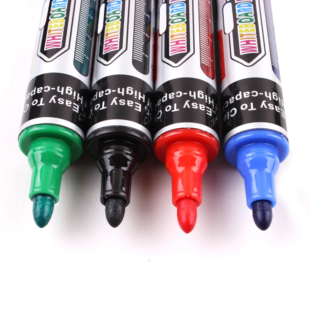 Hot Sale Custom High Quality Whiteboard marker Pen 4 colors dry erase used for office