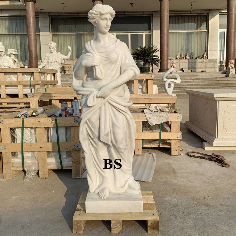 Outdoor Garden Life Size Marble Greek Four Seasons Gods Statues for Sale