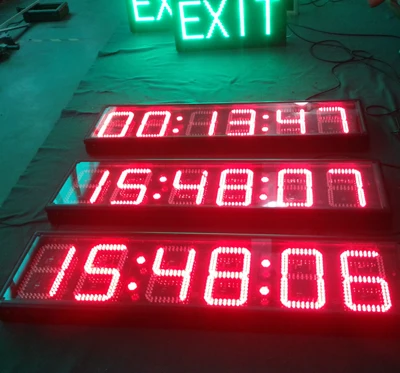 Remote Gps Led Countdown Countup Clock With Stop Reset Button Digital Displays Large Led Clock