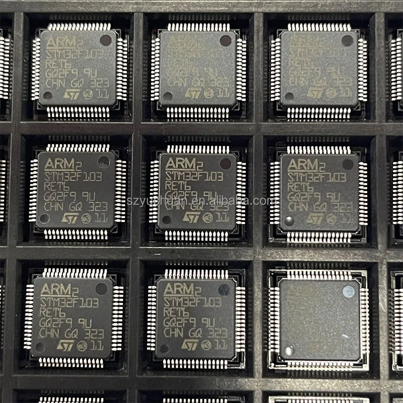STM32F103RET6 New and original 512KB ARM-M3 64KB 72MHz FLASH 51 LQFP-64 Microcontrollers(MCU/MPU/SOC) STM32F103RET6