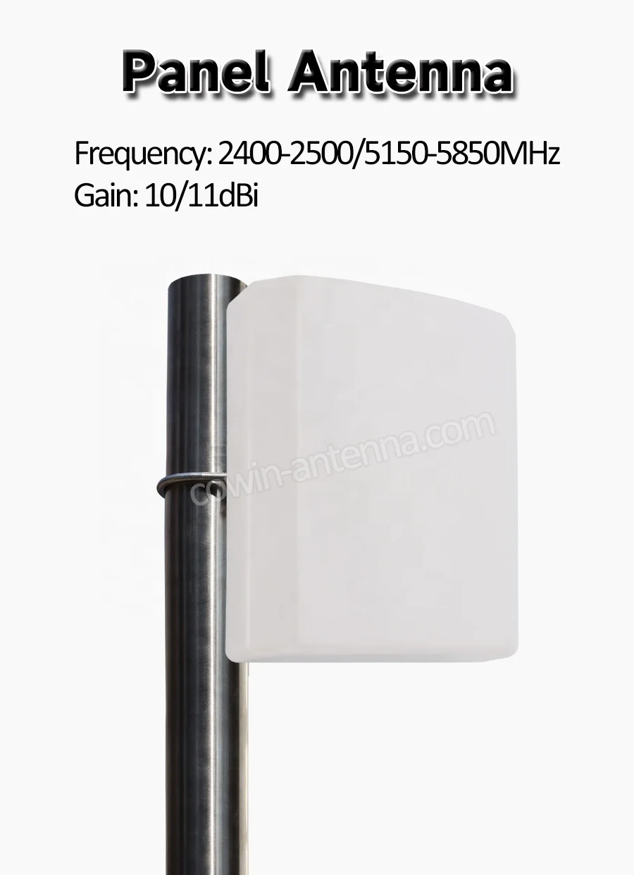Custom Factory Outdoor 2.4G 5.8G 5G 11dBi Directional Small Panel 2.4GHz WIFI Antenna