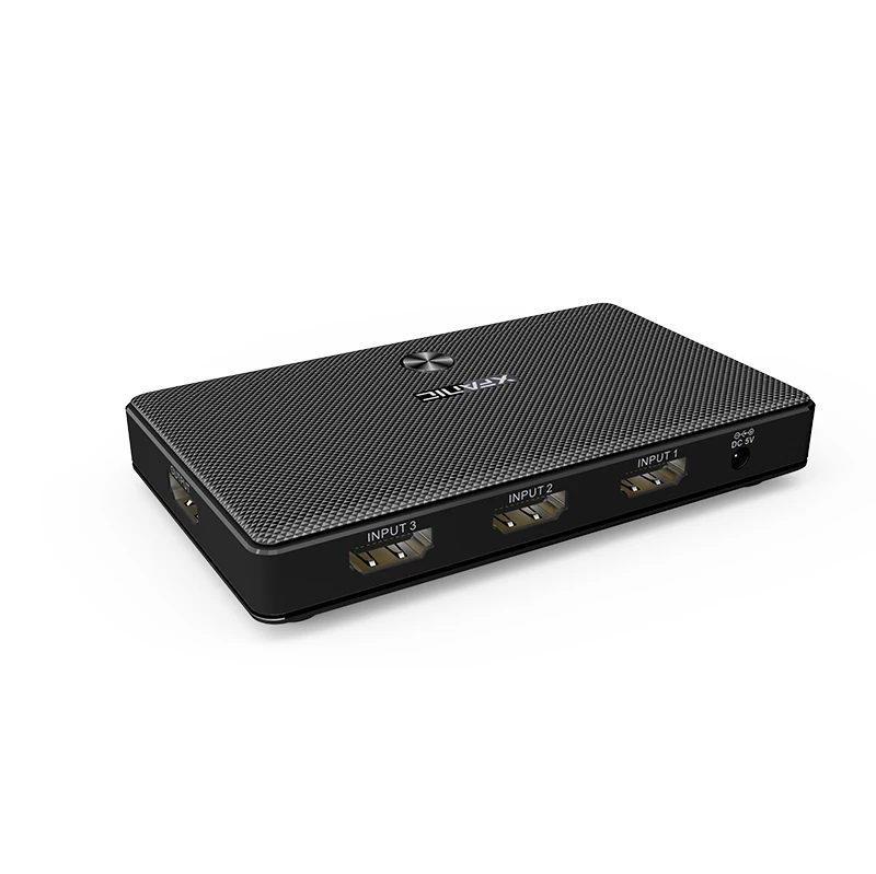 Горячая распродажа! xfanic Hdmi 2,0 4k видео переключатель Hdmi конвертер HD видео аудио коммутатор с пультом дистанционного управления