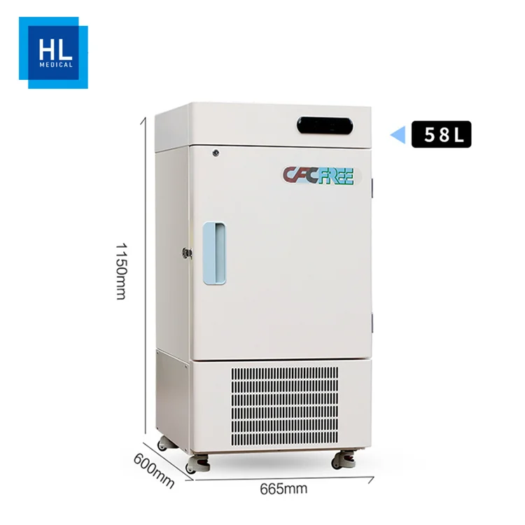 -86 Degree 58L ultra low temperature laboratory freezer cryogenic medical chest freezer DW-86L58