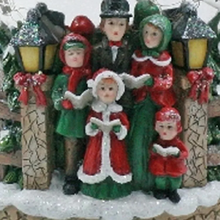 Wholesale Snow Globe Christmas Tree Mr Santa Snow Globe Music Box Christmas Decor