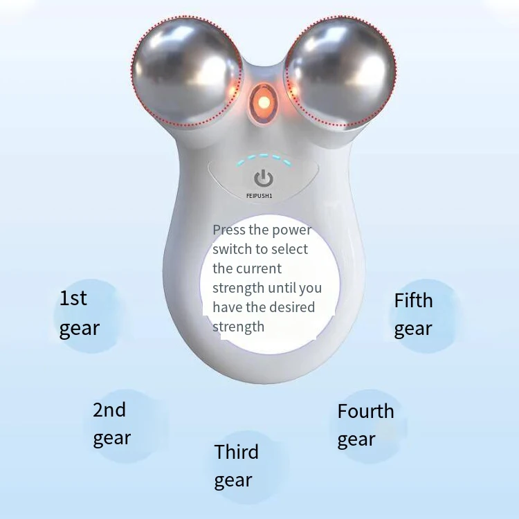 Micro Current Face Lifting Device Skin Rejuvenation Tightening Machine Home Use Face Massager Roller For Beauty