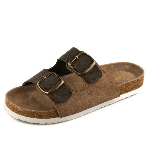 
Fashion design top quality women outdoor soft cork sole slipper 