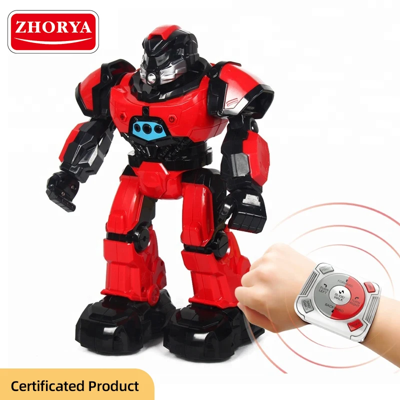 Following Gesture Watch Control Walking Robot Humanoid For Children