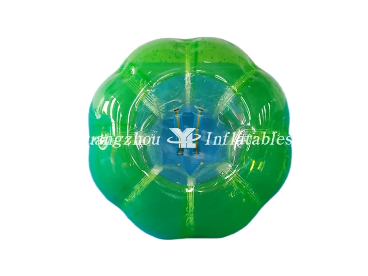 Full-Color Green TPU Bubble Soccer BubbleBallz Body Zorbing