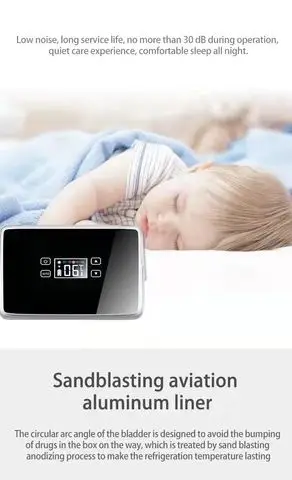 12v ac/dc USB Cold Storage Drug Medical carrying case Insulin mini fridge car Cooler Box with portable