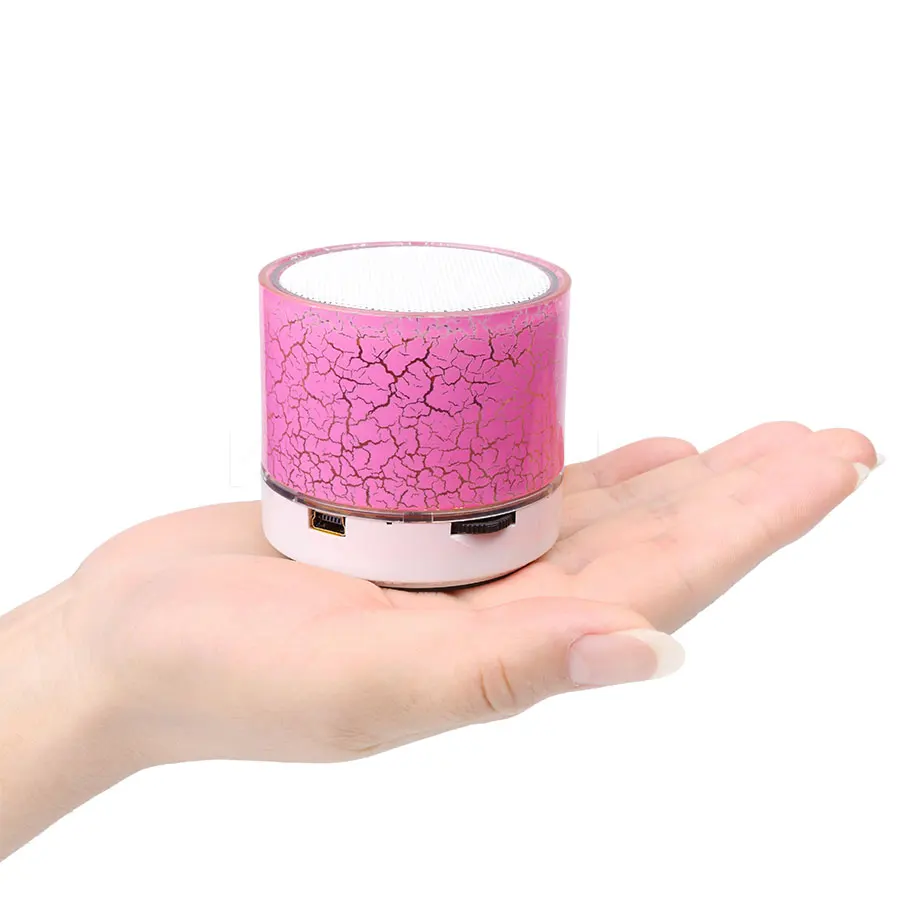 A9 BT Speaker Mini Wireless Loudspeaker Crack LED TF USB Subwoofer Speakers mp3 stereo audio music player