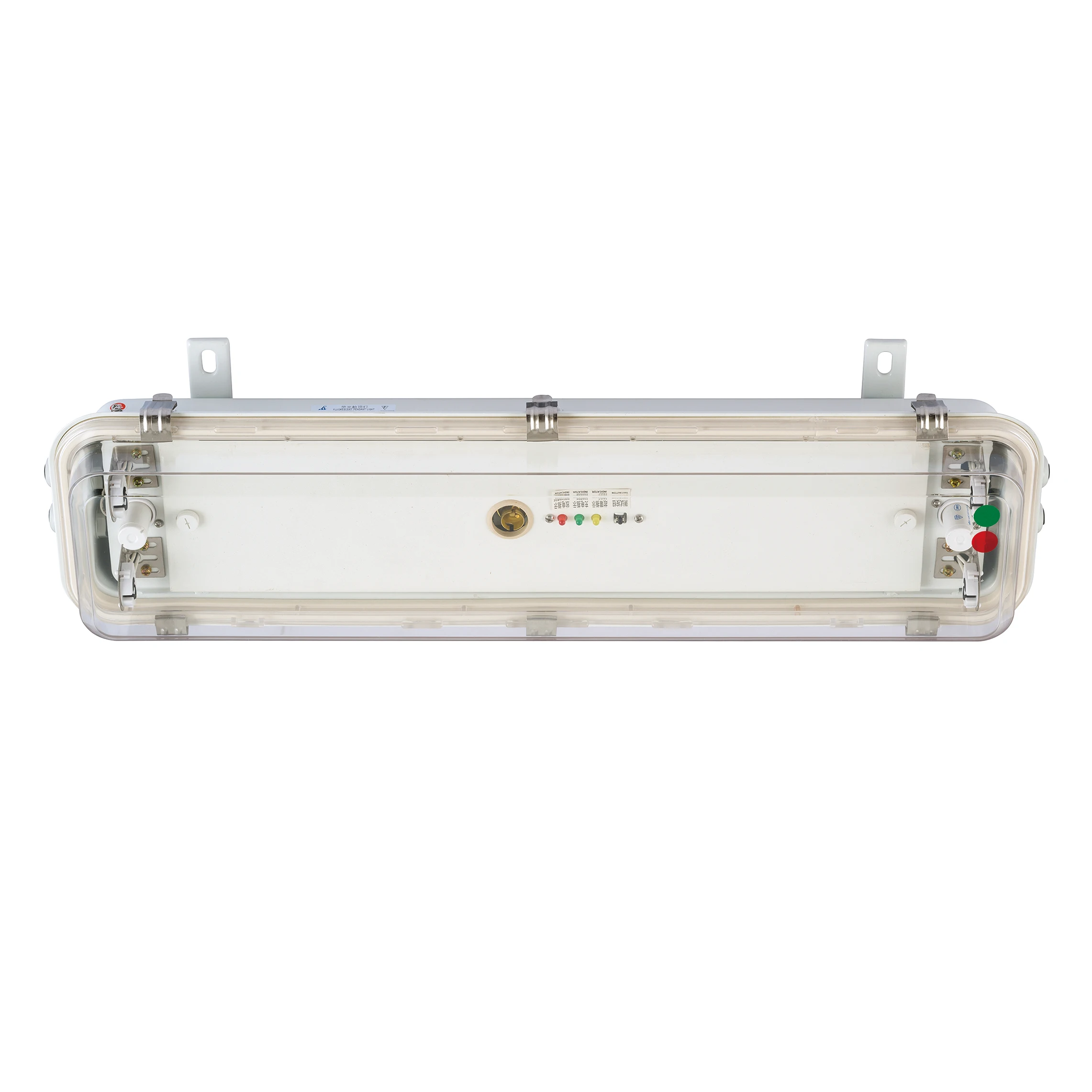 Marine Light AC110V 60Hz 220V 50Hz 2x40W 3W White G13 3600lm IP66 Fluorescent Pendant Light With Emergency Battery JCY402-2