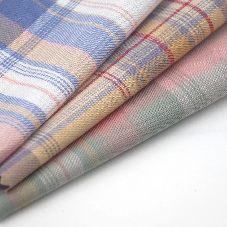 New product cotton yarn dyed check pattern 100% cotton fabric for shirt dress