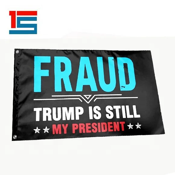  3x5 Feet Anti Biden Trump is My President American Garden Flag Banner