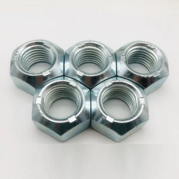
All metal hexagon lock nuts pressure point type--class 5 8 10 12 DIN EN ISO 7042-2013 