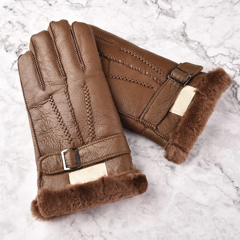 Лидер продаж, модные платья для девочек, флисовые Модные женские перчатки для сенсорных экранов, перчатки из овечьей кожи, зимние теплые перчатки