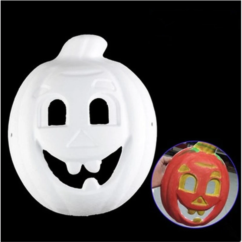 Unpainted Face Plain Diy Paper Pulp Design Mask Custom Paper Masquerade Masks For Party Supply Masks Halloween White