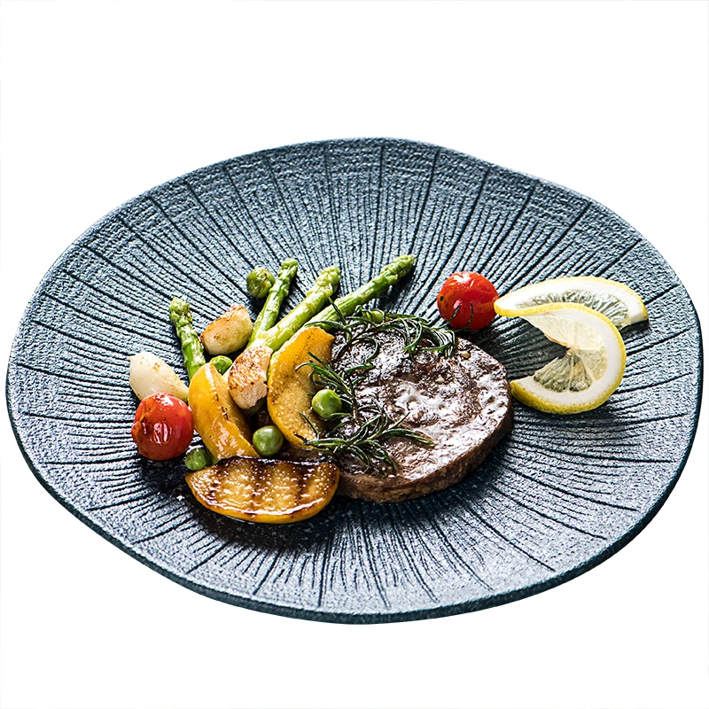 Factory Direct Nordic Hotel Multiple Colour  Restaurant Porcelain Dish Ceramic Dinner Plates Plates Ceramic Plate Sets
