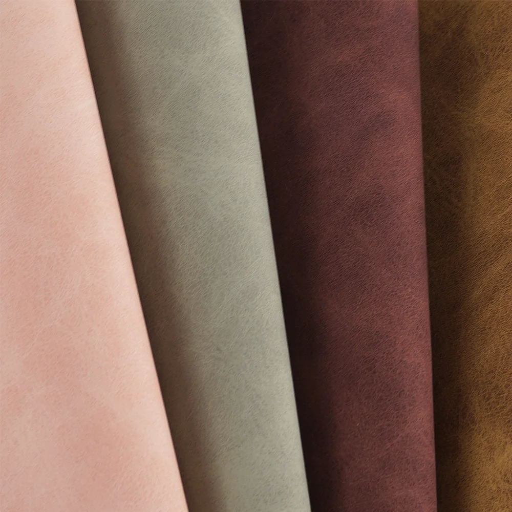 Customization Water Based Nubuck suede PU Synthetic Leather Material for shoes bag