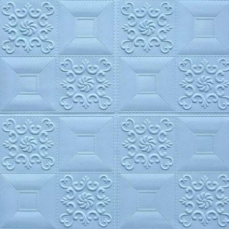 Home Decor Wall Sticker 3D Embossed Leather Wall Interior Wall Paper