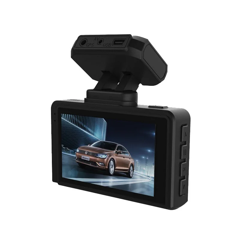 New dual recording mini 3 inch 4K HD dark vision WiFi connected GPS traffic recorder