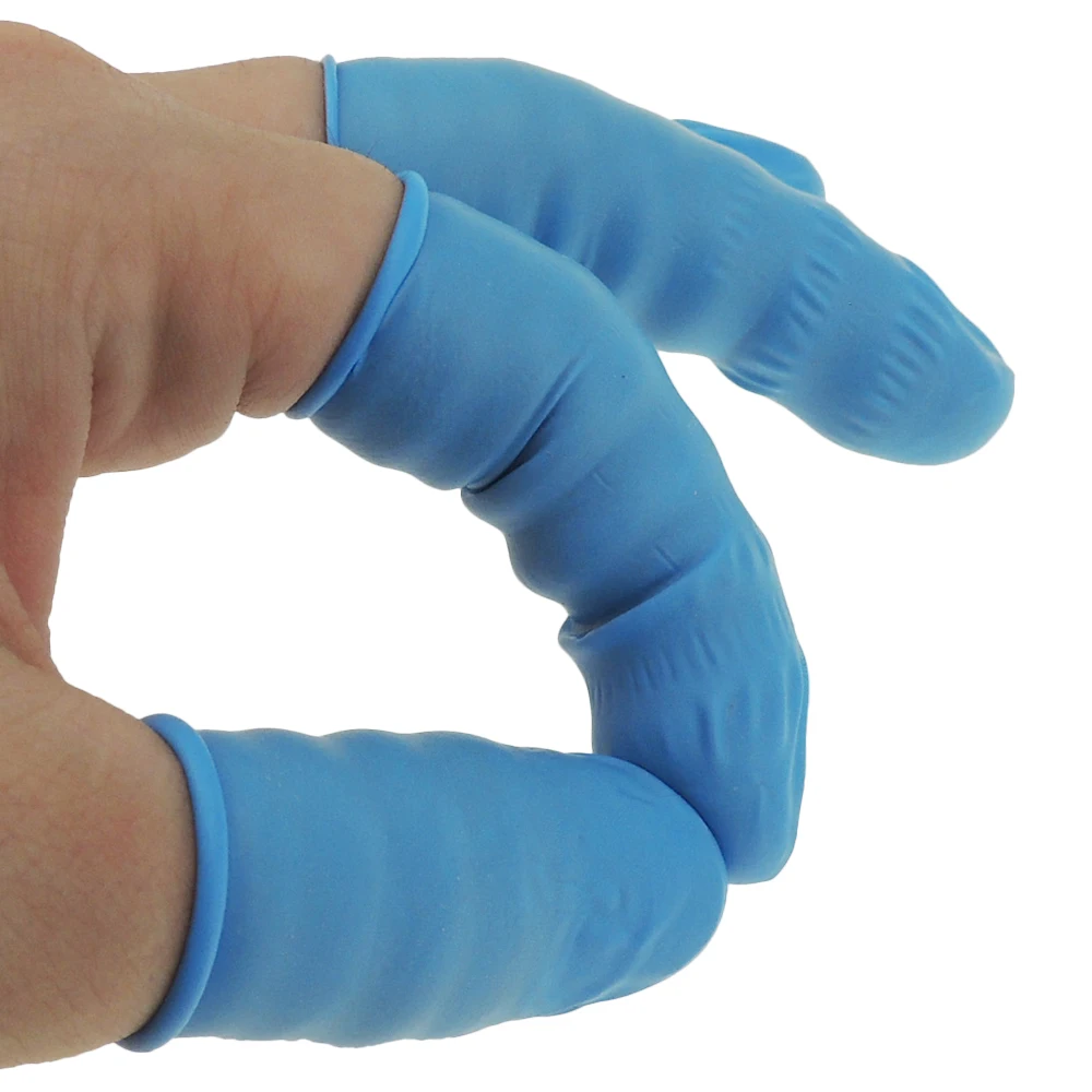 Hottest selling Clean room anti-allergic nitrile finger cot